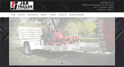 Desktop Screenshot of jrtrailersales.com